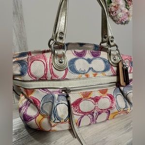 Multicolored Coach Bag